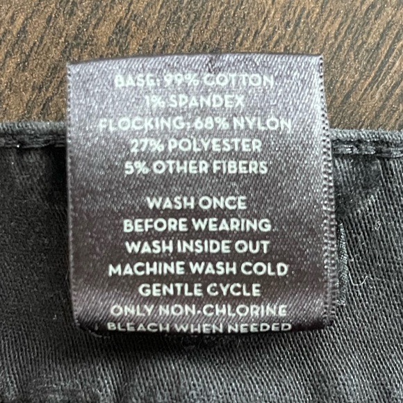 ANN TAYLOR Modern Fit Black Denim Ankle Jeans Polka Dots Classic Stretch Size 10 - Picture 5 of 11